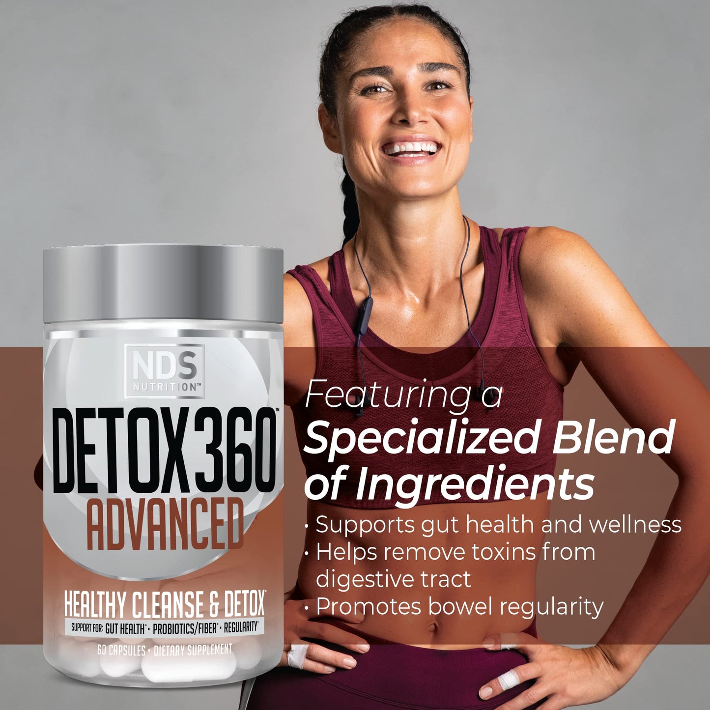 FitLife Brands Nutrition Detox 360 Advanced 60 Capsules