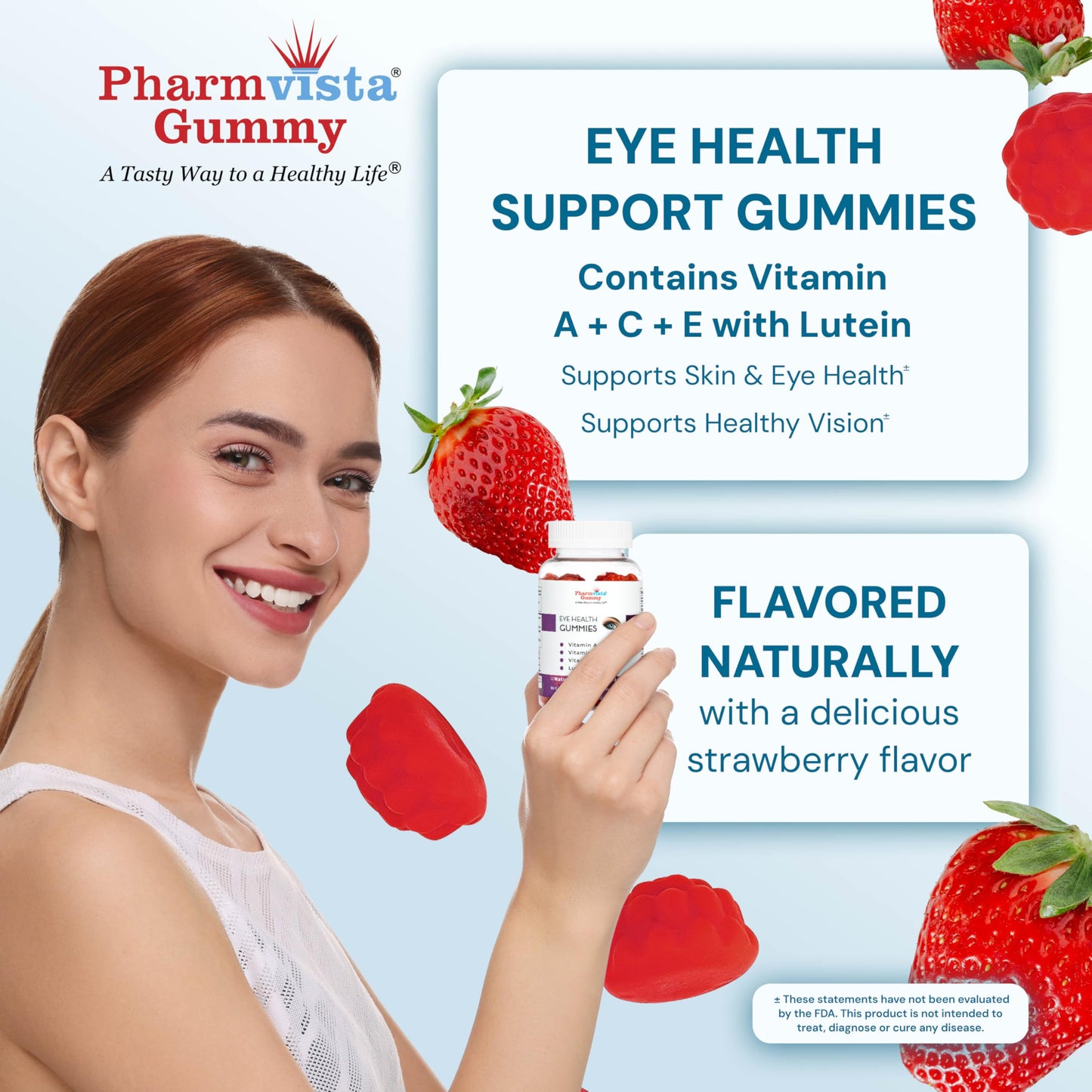 Pharmvista Eye Health Support Gummy 60 Count