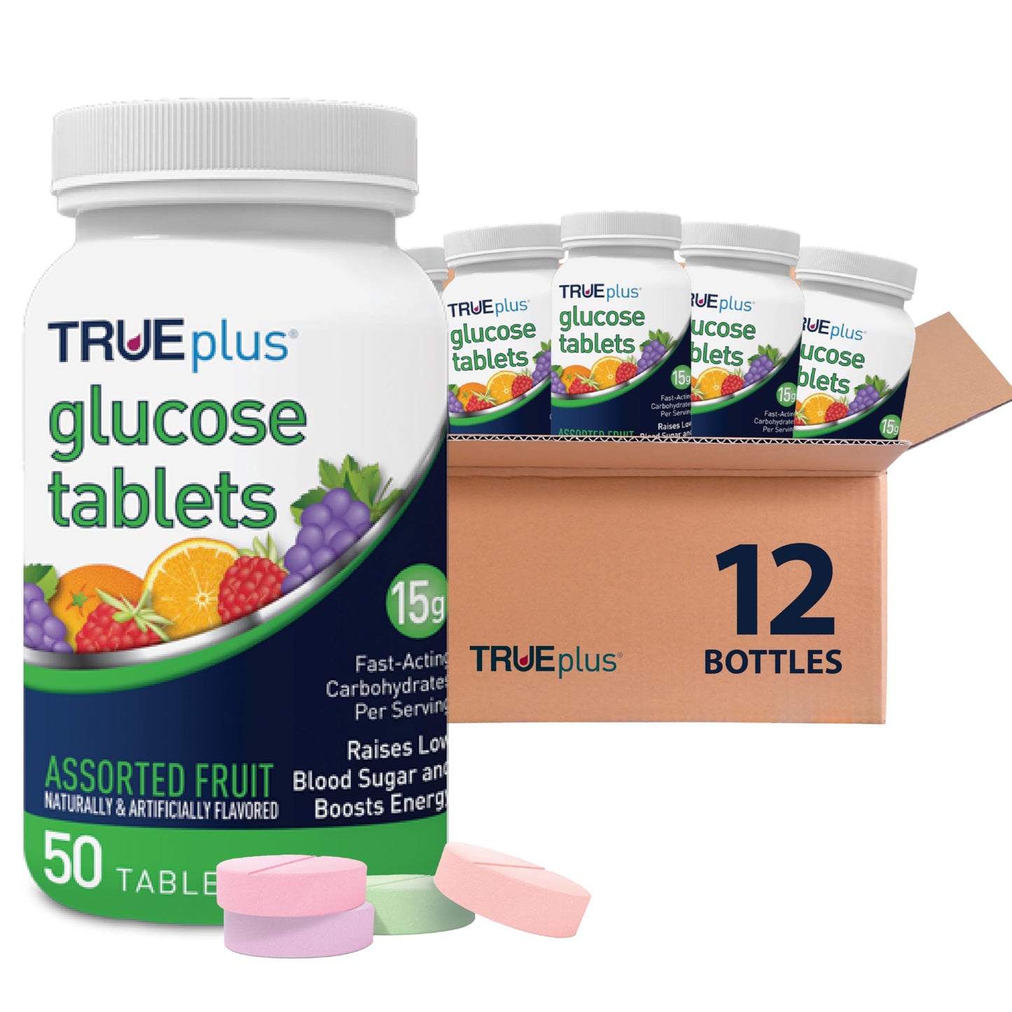 TRUEplus Glucose Tablets 50 Tablets