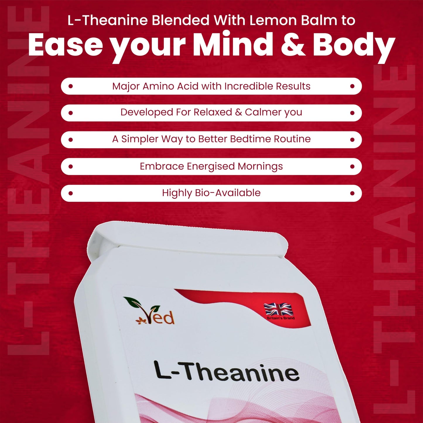 Ved L-Theanine Capsule, 90 Count