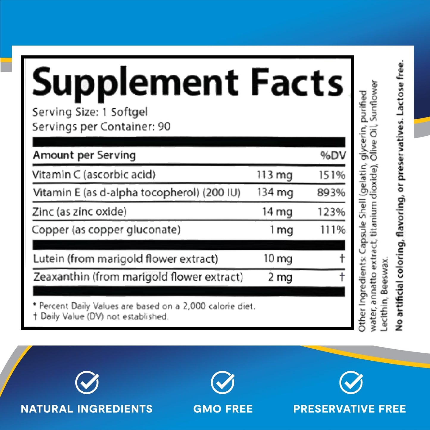 Lipotriad Visionary Eye Vitamins 90 Capsules