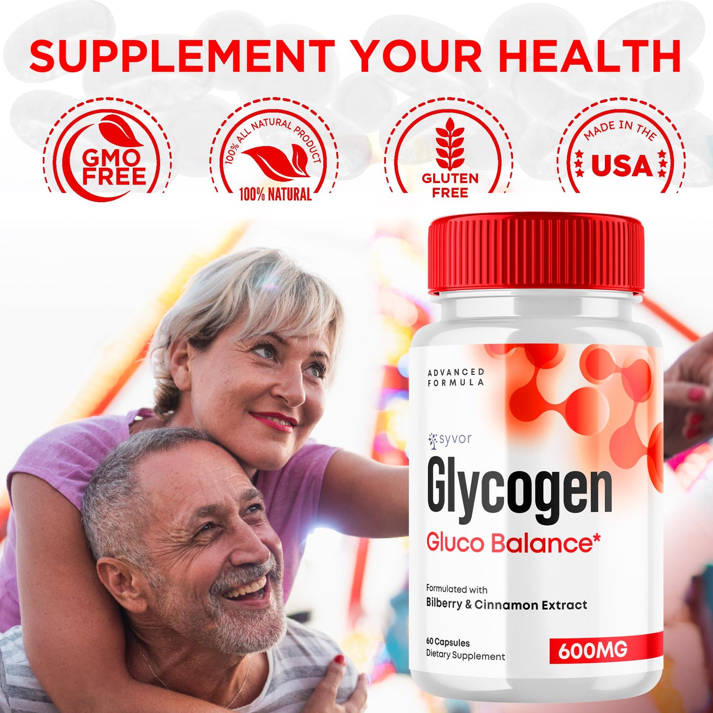 Syvor Glycogen Balance Advanced Formula Capsules, 300 Capsules