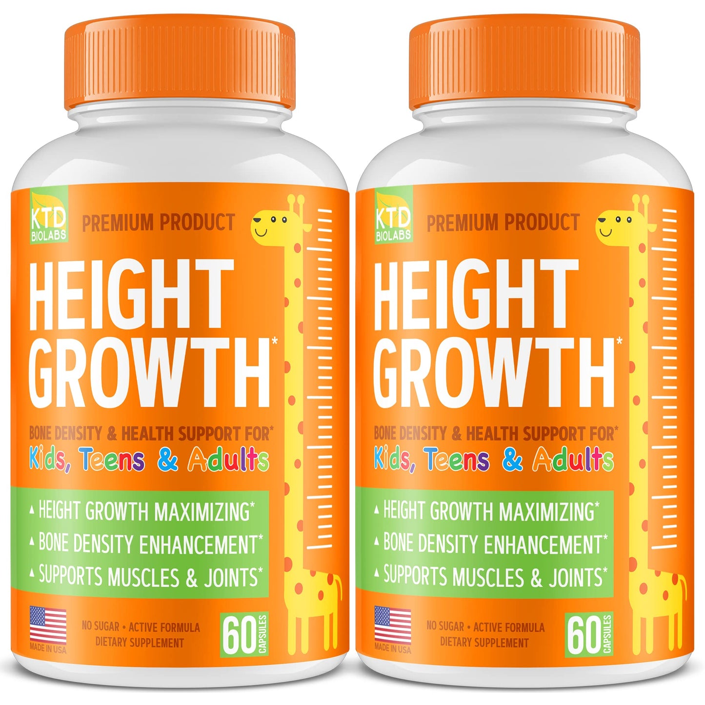 KTD BIOLABS Kids Height Growth Support 120 Capsules