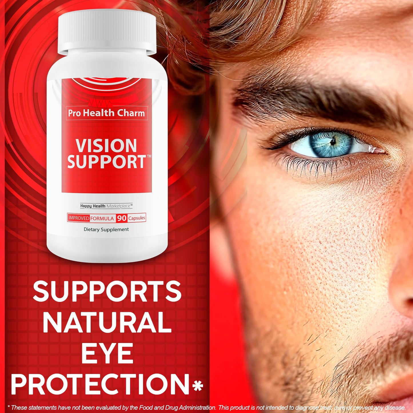 Happy Health Marketplace Pro Health Charm Vision Support 90 Capsules