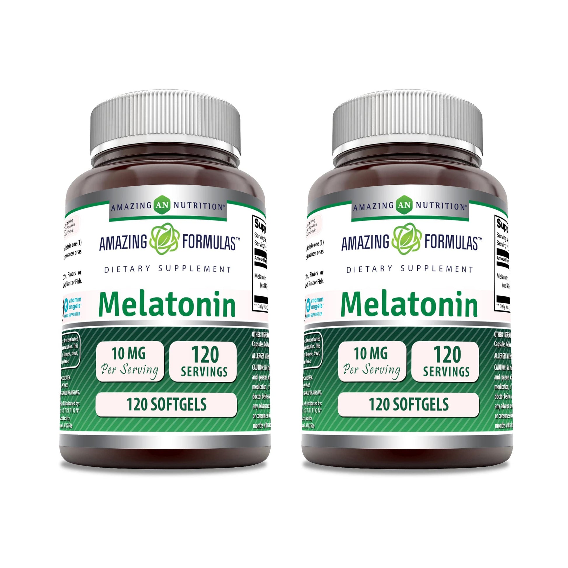 Amazing Nutrition Melatonin 10 mg Softgels, 120 Count