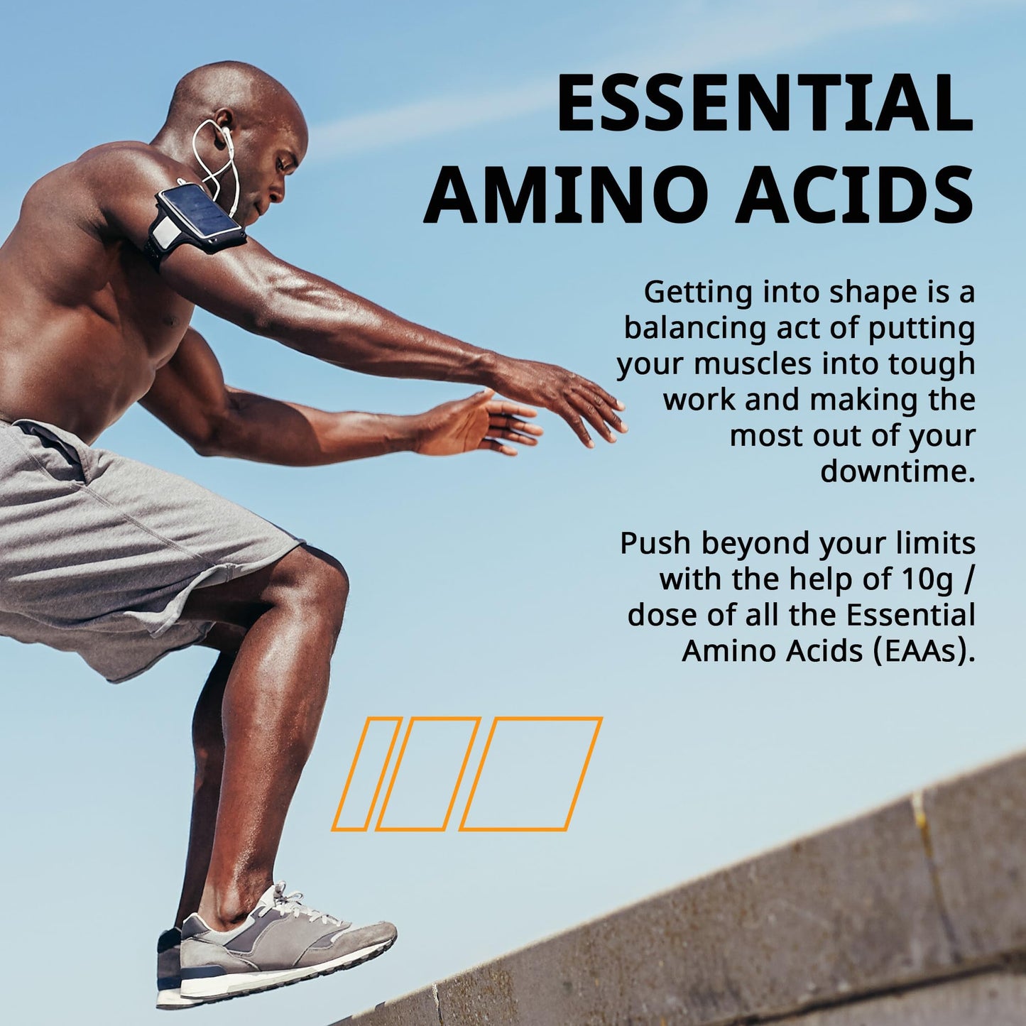 Granite Supplements Essential Amino Acids Powder for Muscle Recovery and Growth, 30 Servings
