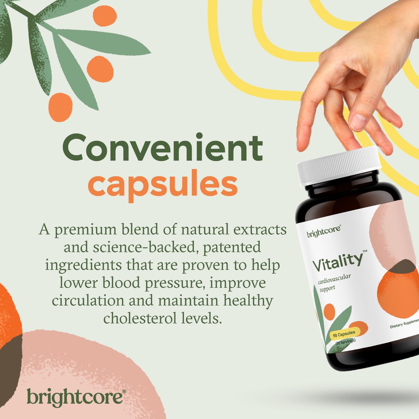 Brightcore Vitality Capsule 90 Count