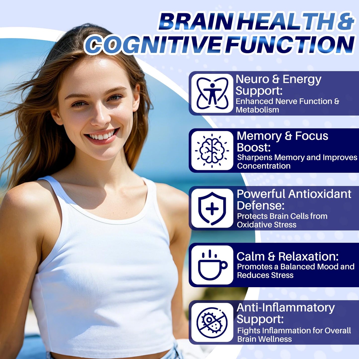 Hovika Vitamin B1 Benfotiamine 300mg with R-ALA 600mg & Thiamine - Advanced Nerve Support Supplement with Phosphatidylserine, L-Theanine, Turmeric & Magnesium - Non-GMO, Gluten Free, 240 Softgels