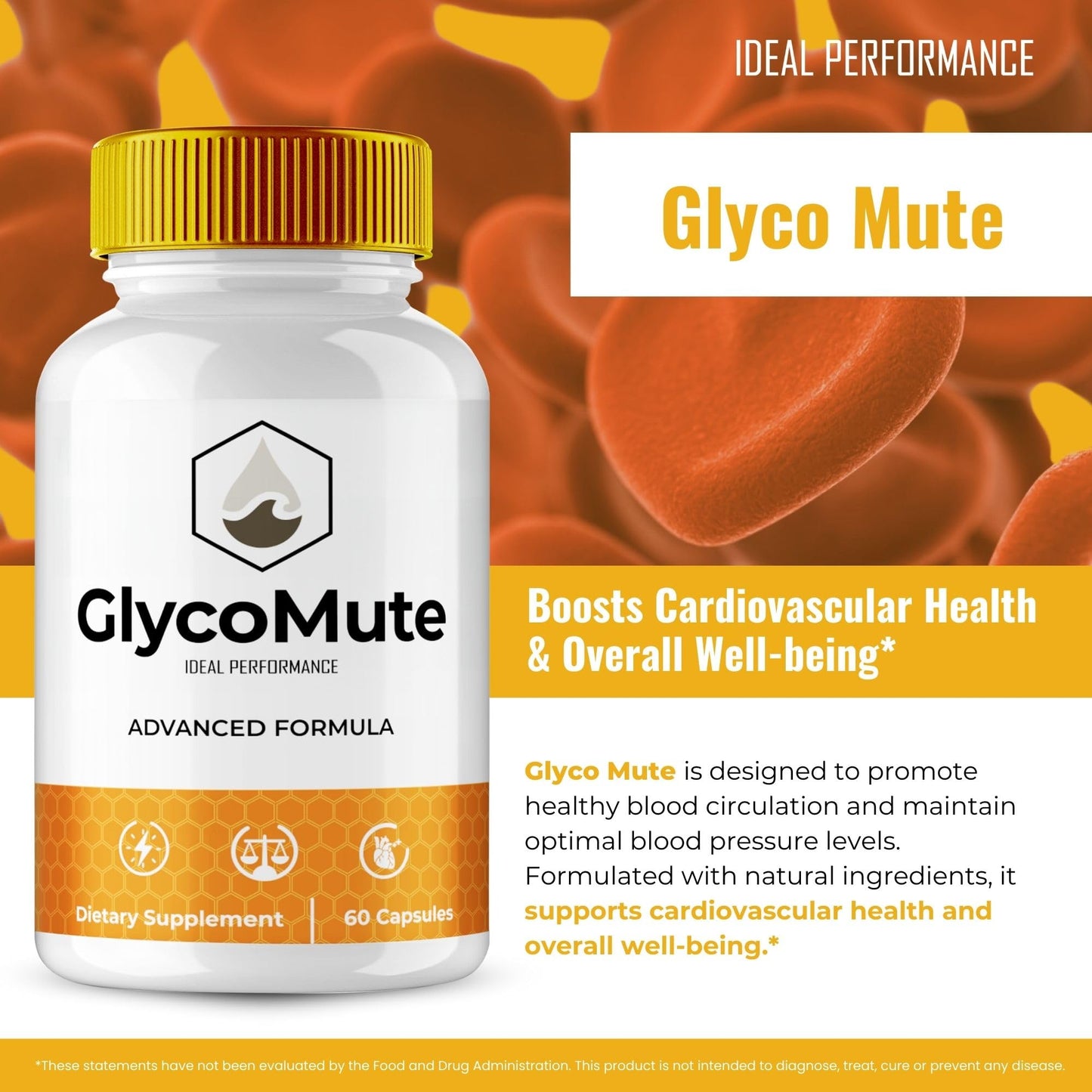 IDEAL PERFORMANCE GlycoMute Capsules 60 Count
