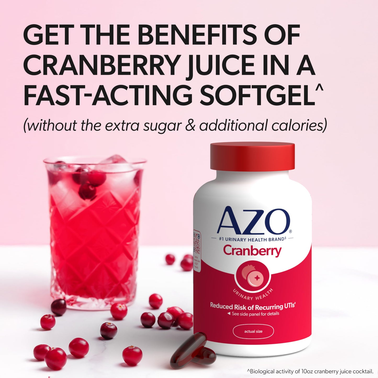 AZO Cranberry Supplement Softgels, 100 Softgels