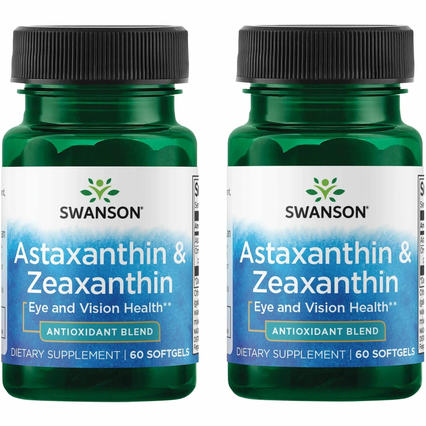 Swanson Astaxanthin & Zeaxanthin Eye Health Supplement Softgels, 120