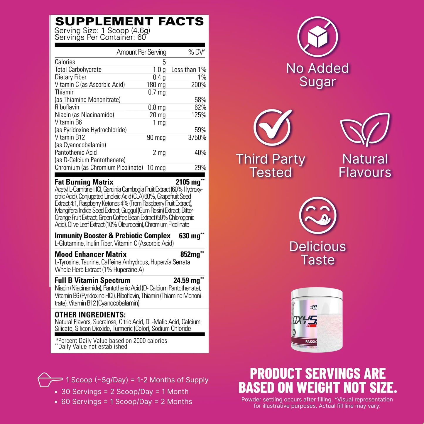 EHP Labs OxyShred Pre Workout Powder 9.3 oz