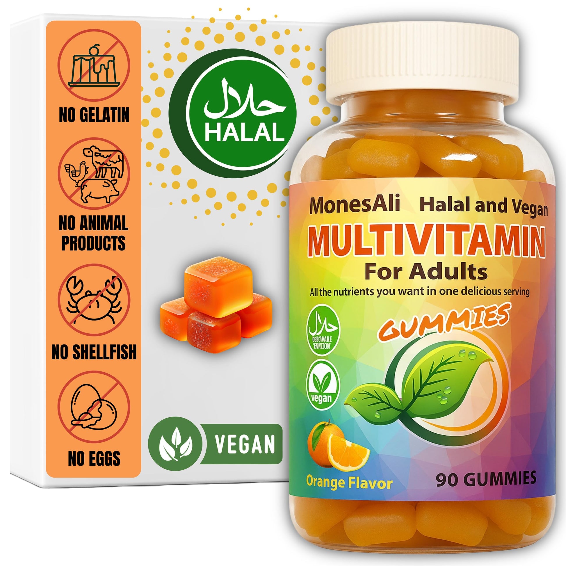 MonesAli Multivitamin Gummies 90 Count