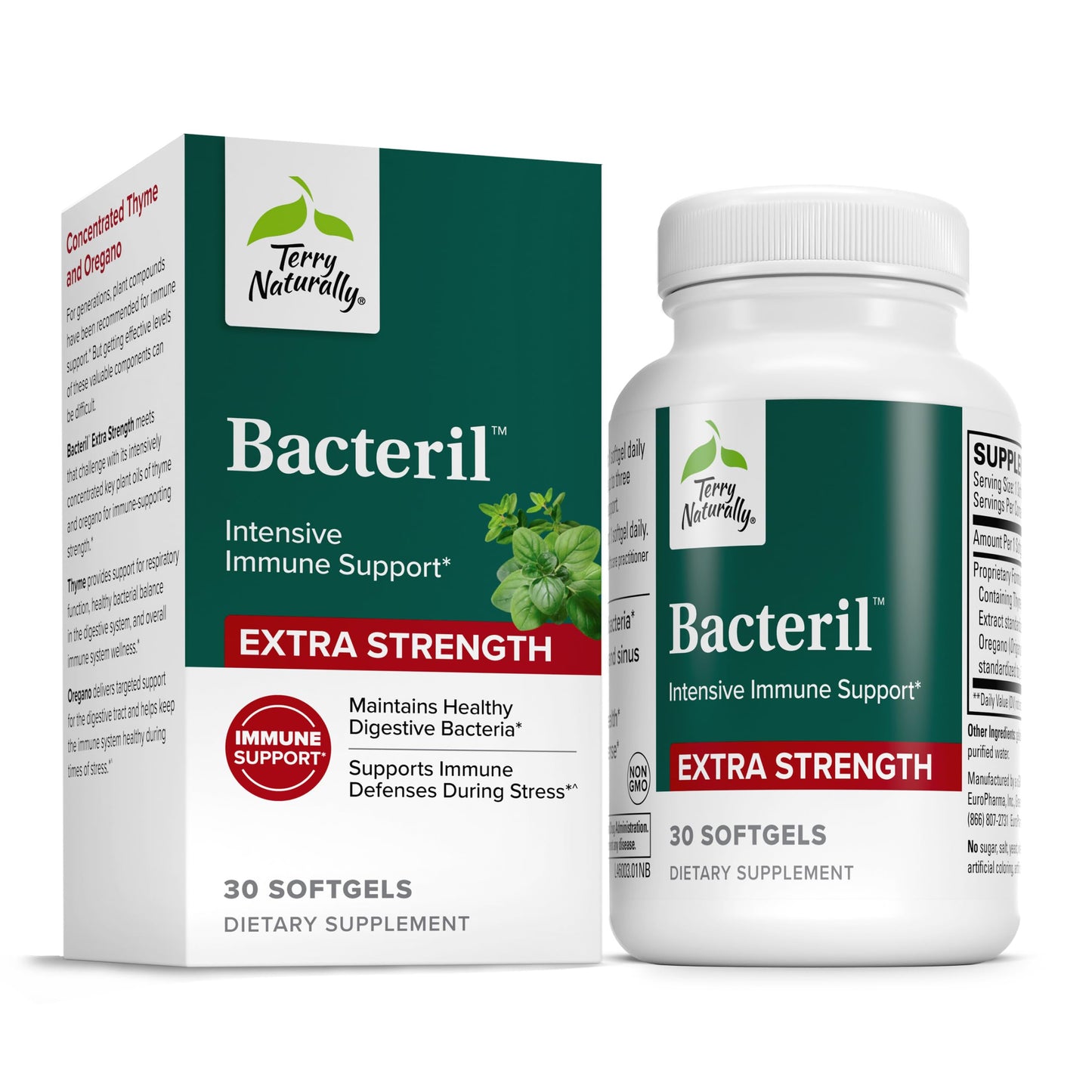Terry Naturally Bacteril Extra Strength Softgels 30