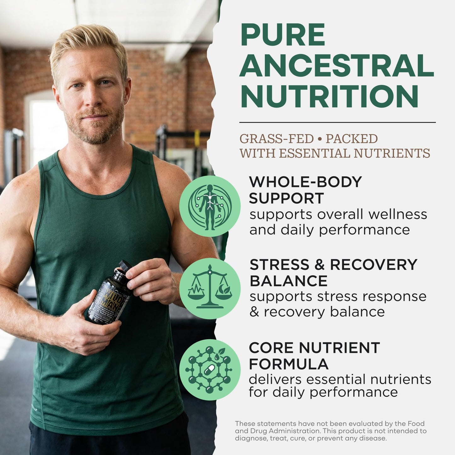 Wild Foods Herbal Stack for Man Capsule 90 Capsules