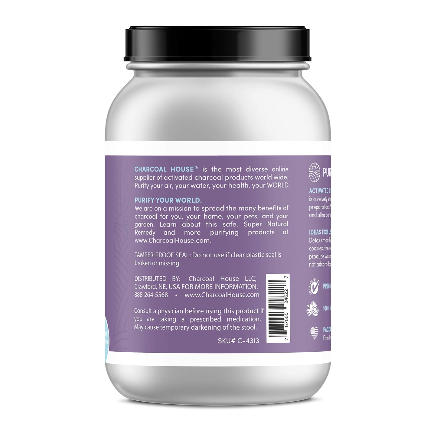 Charcoal House Coconut Activated Charcoal Powder 22
