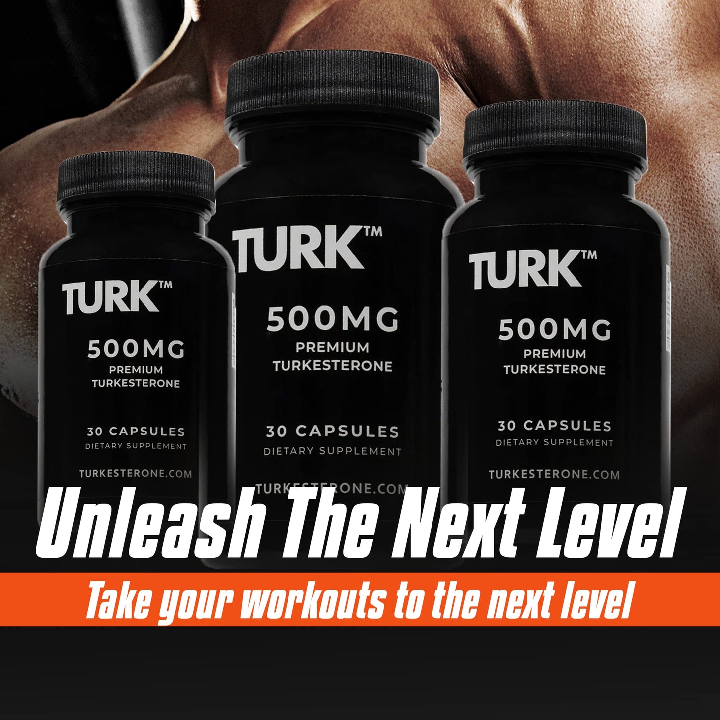 Turk Turkesterone 500mg Ajuga Turkestanica Extract Capsule, 30 Count