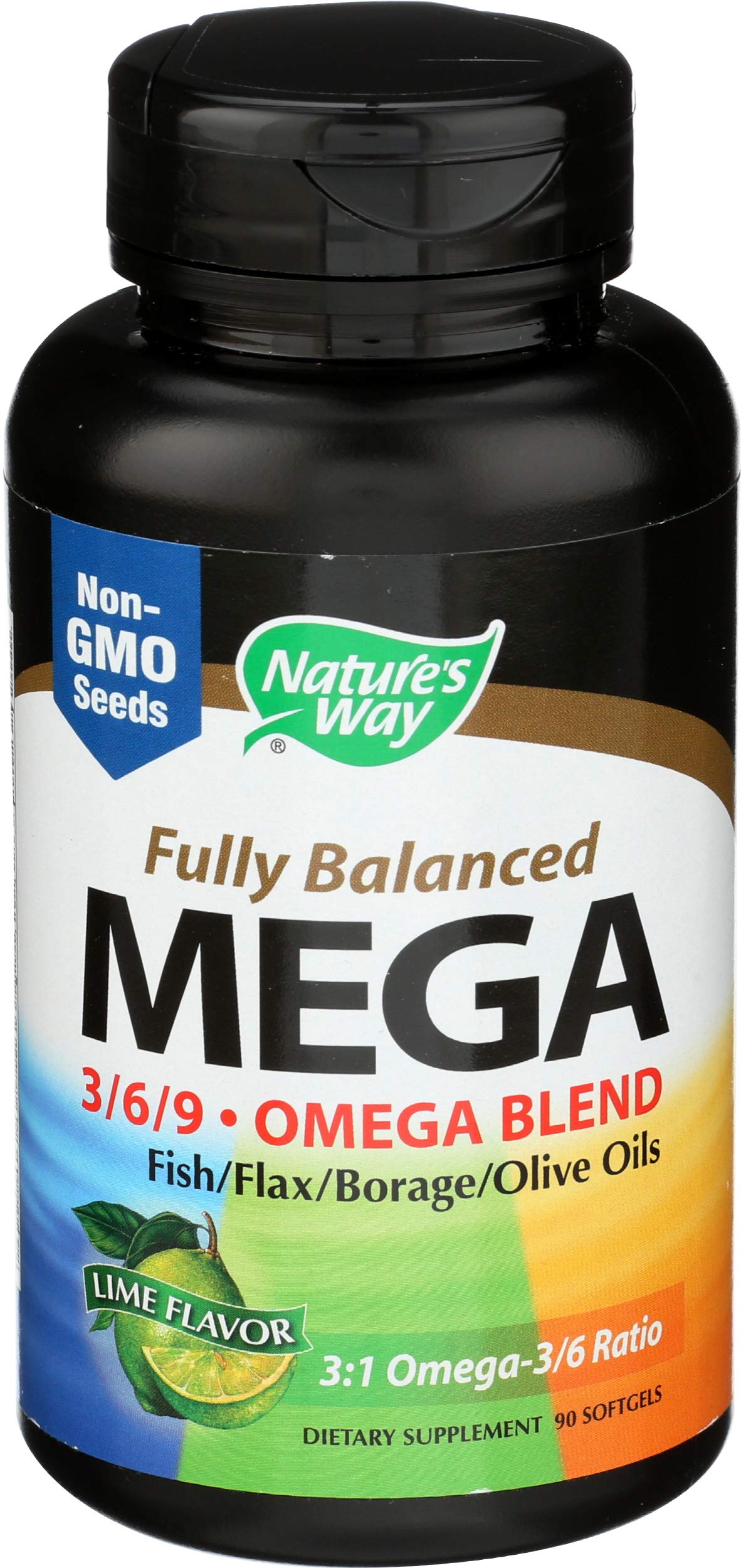 Nature's Way Mega 3/6/9 Omega Blend 1350mg Softgels 90