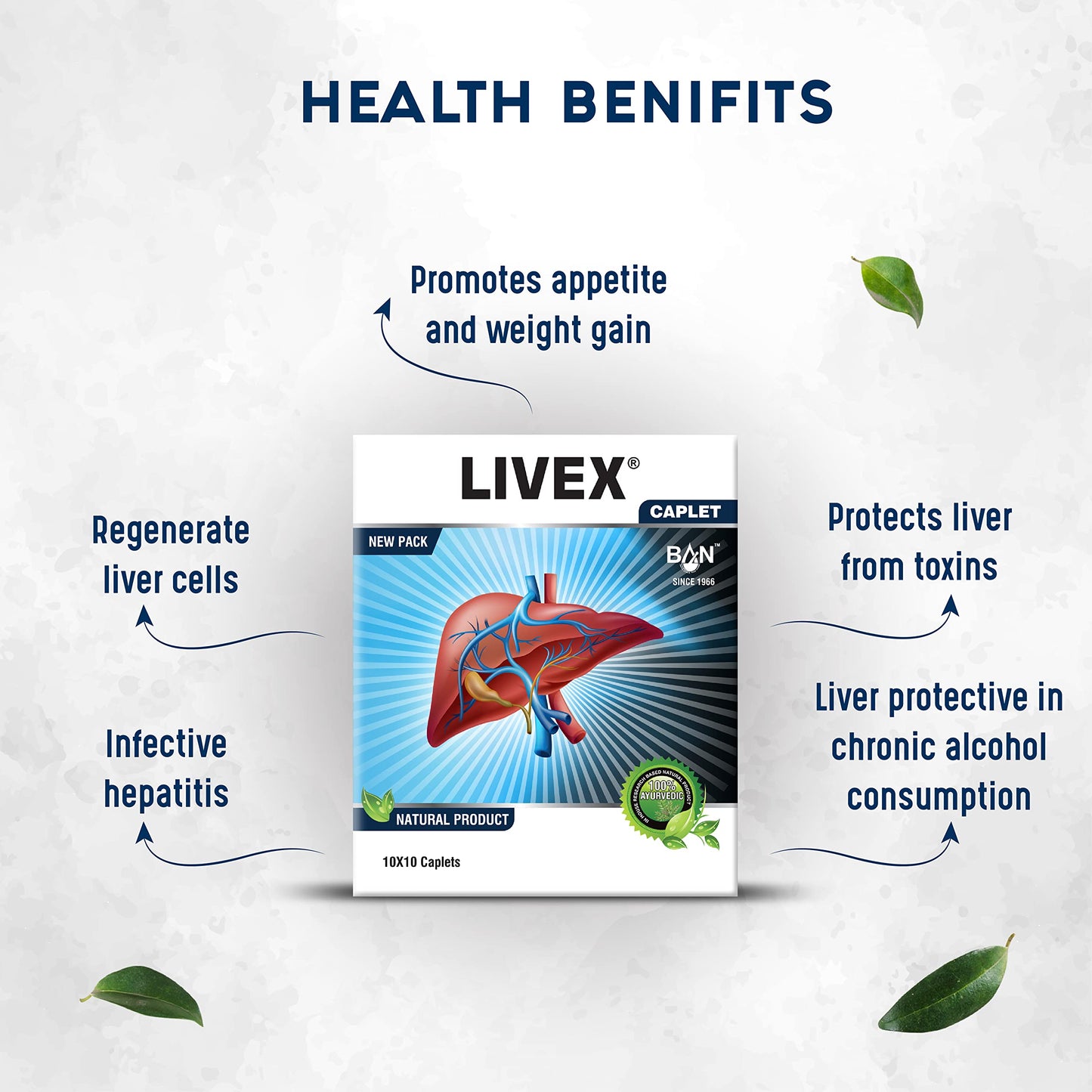 BAN Livex Caplets 100 Caplets