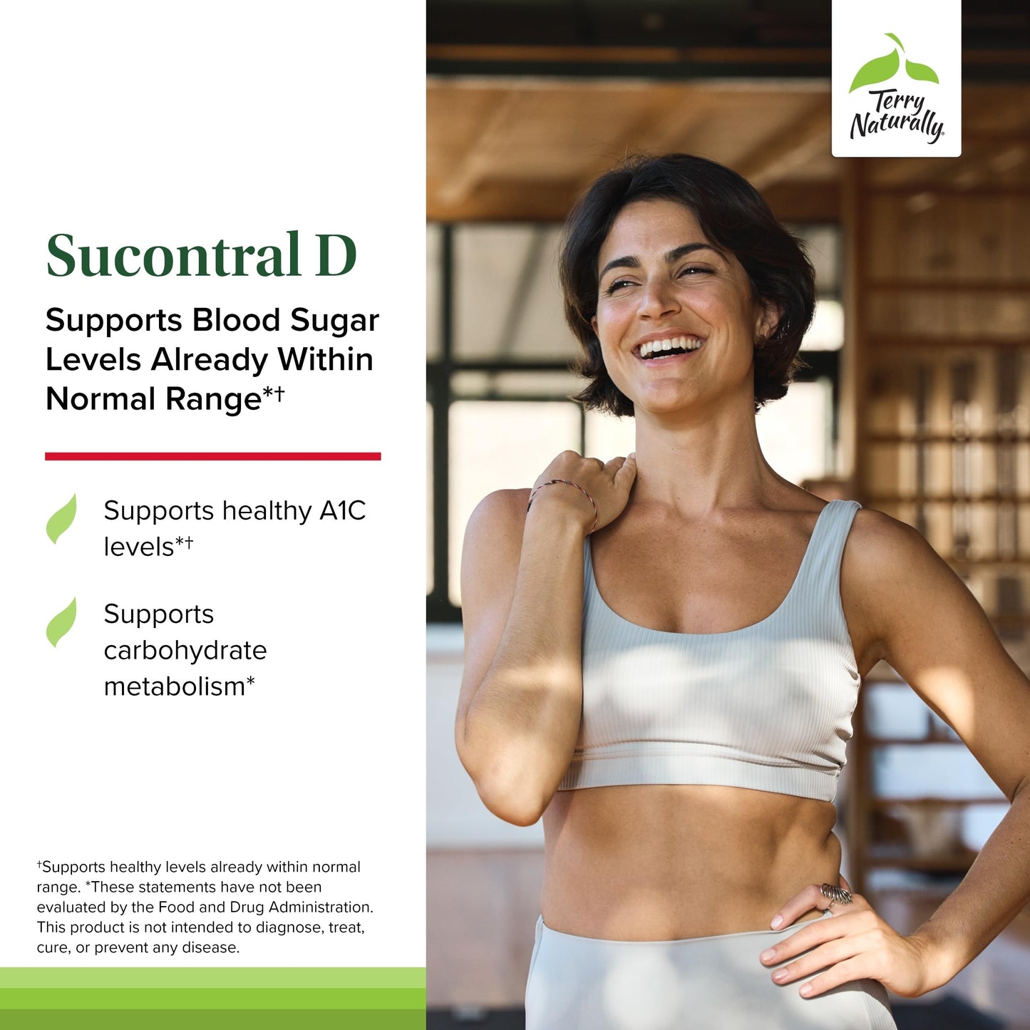 Terry Naturally Sucontral D B-Complex & Folate Supplement Capsules 180