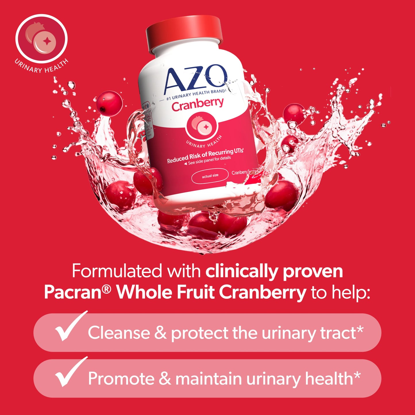 AZO Cranberry Supplement Softgels 100