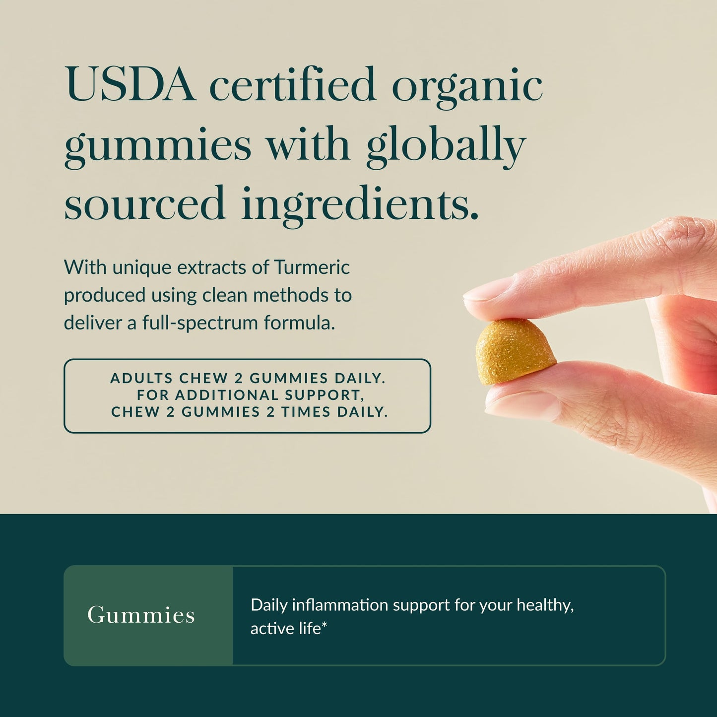 Gaia Herbs Turmeric Supreme Adult Daily Gummies, 40 Count