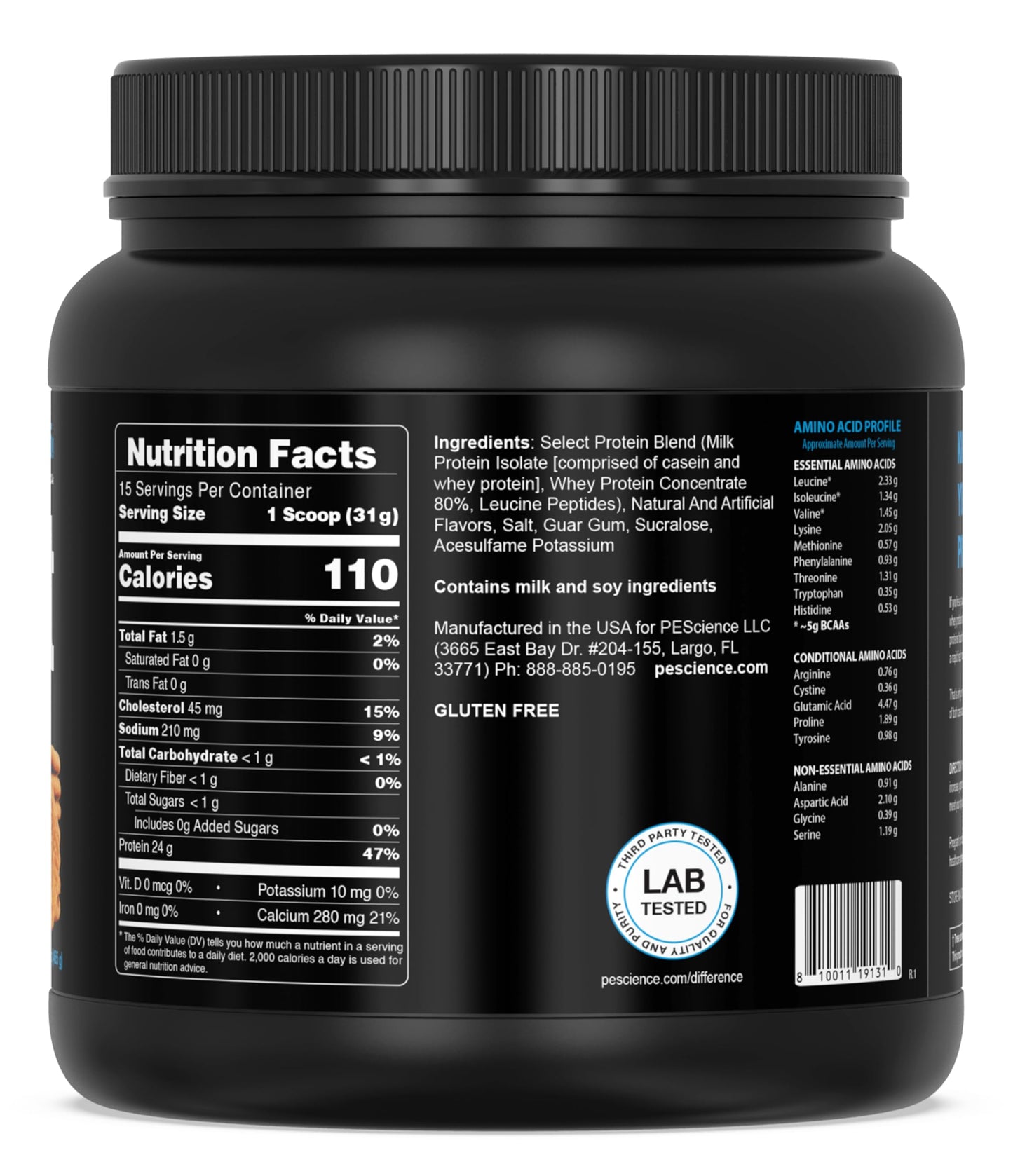 PEScience Select Protein Powder Snickerdoodle 16.4