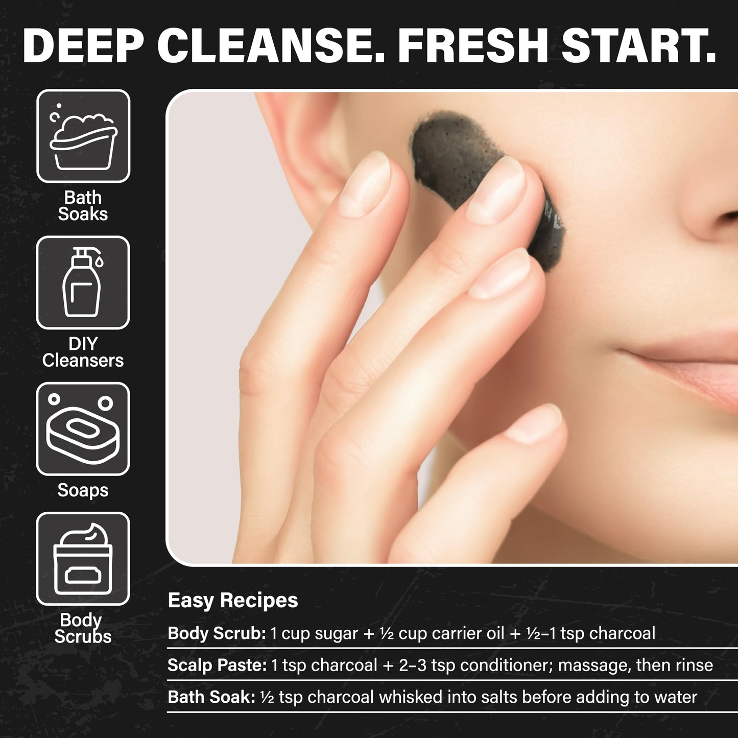 Plant Guru Activated Charcoal Powder 8 oz