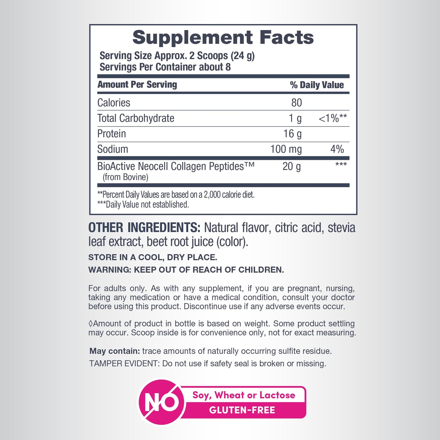 NeoCell Collagen Peptides Powder 6.7 Ounce