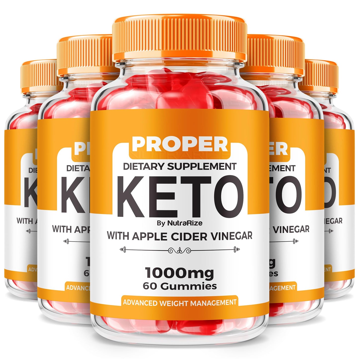 NutraRize Proper Keto Gummies 300 Gummies