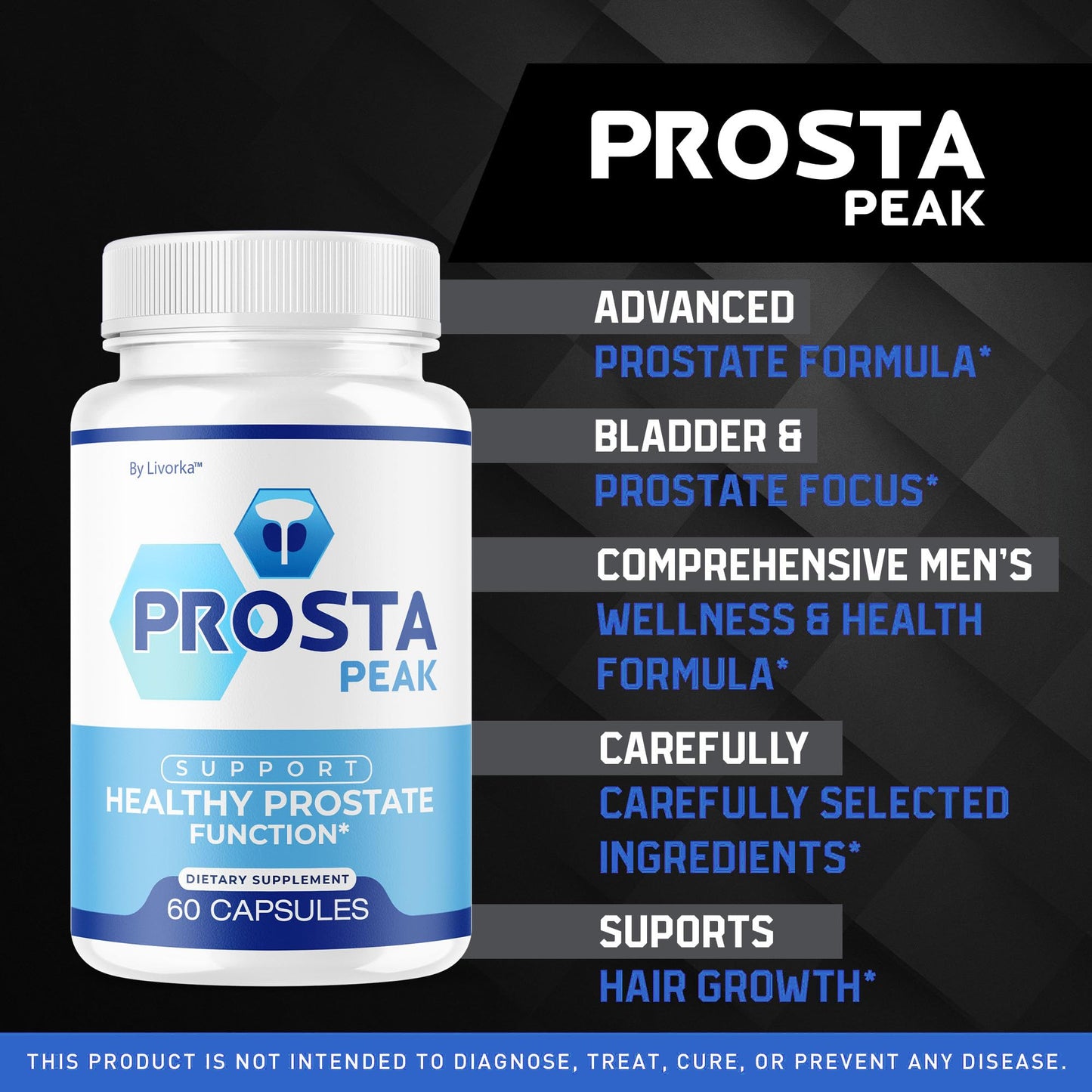 LIVORKA Prosta Peak Capsules, 300 Capsules
