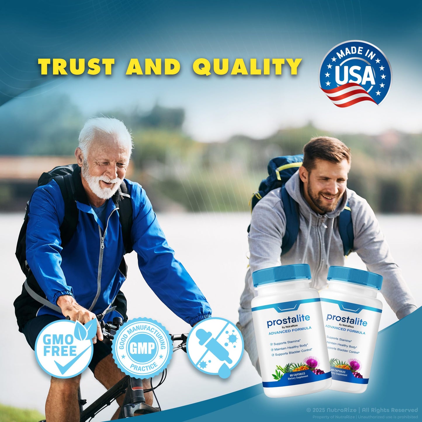 NutraRize Prostalite Prostate Support Capsules, 60 Capsules