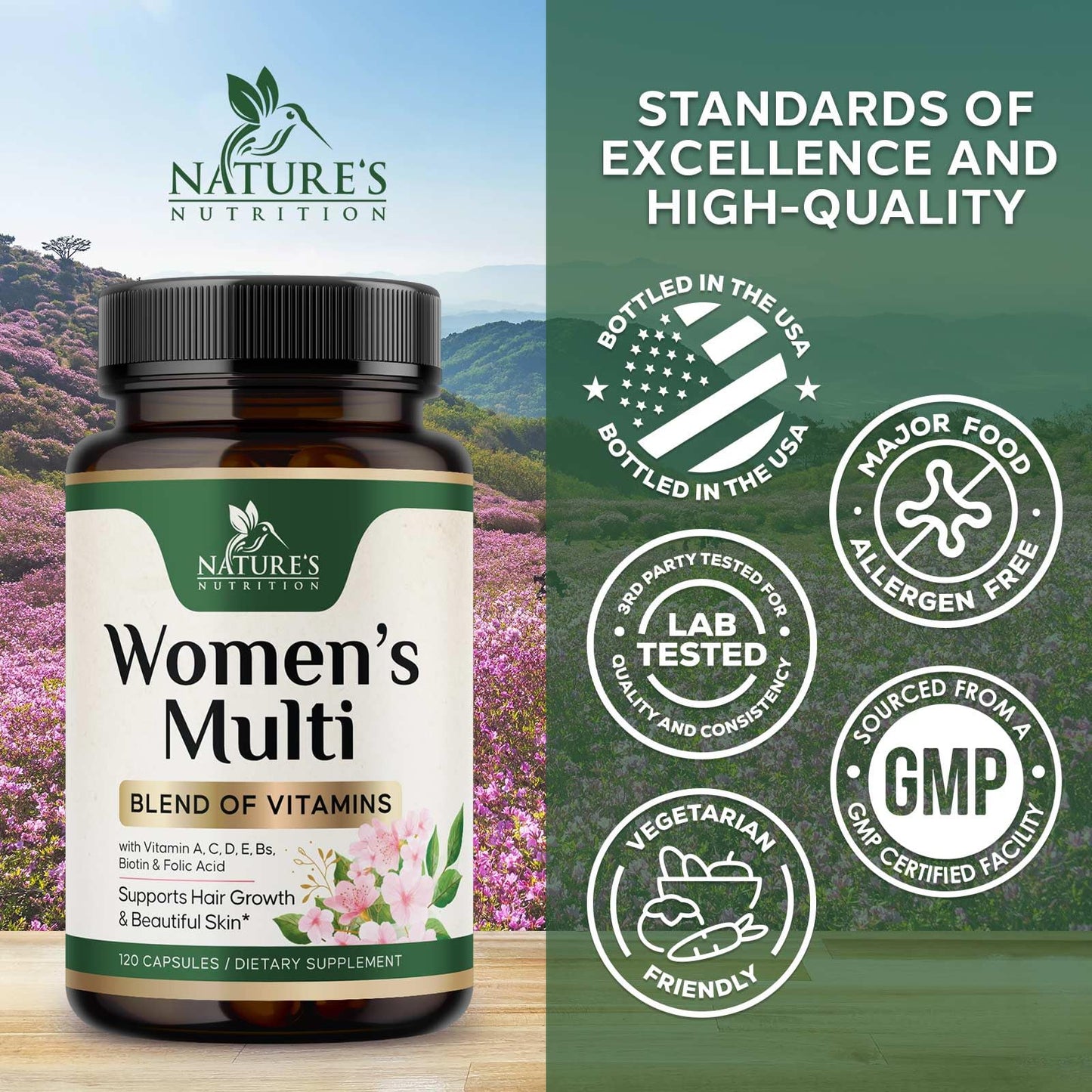 Nature's Nutrition Multivitamin for Women Capsules 120