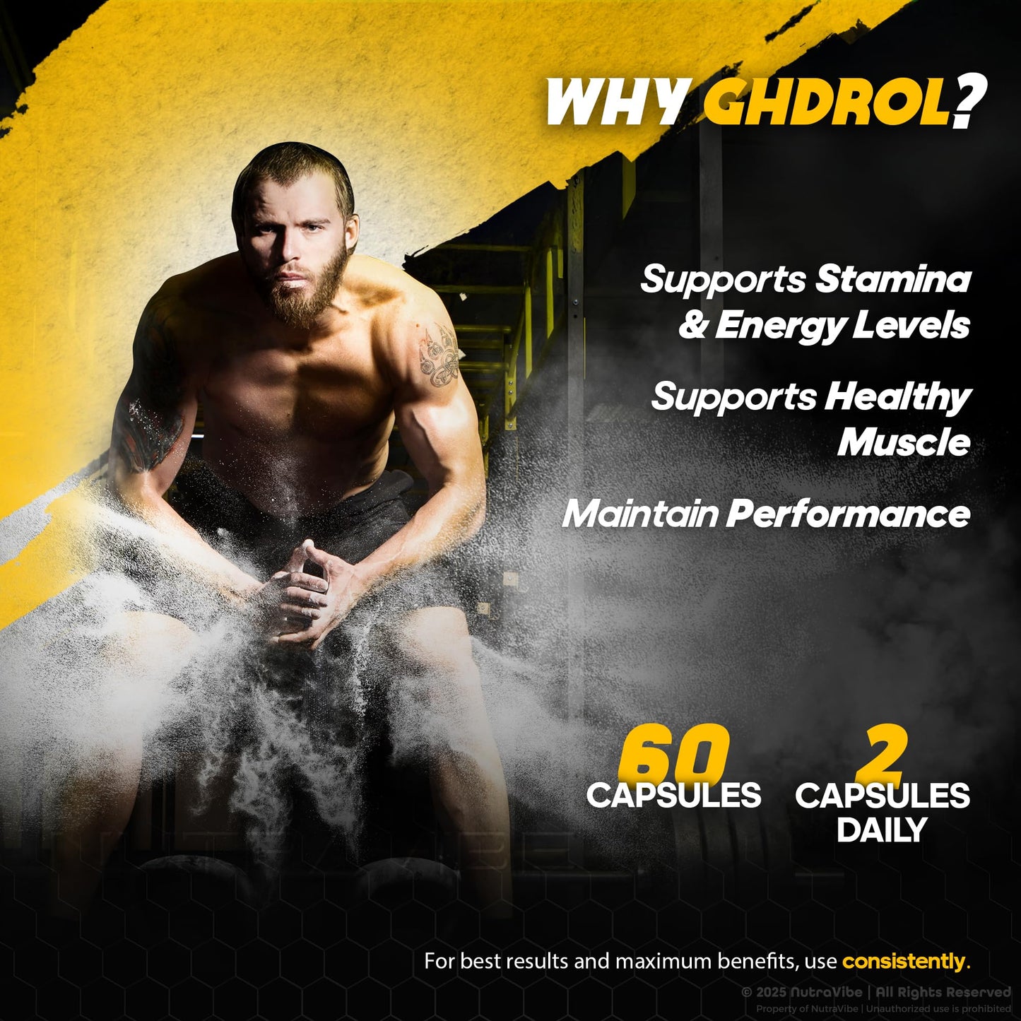 NutraVibe Ghdrol Capsules 60 Capsules