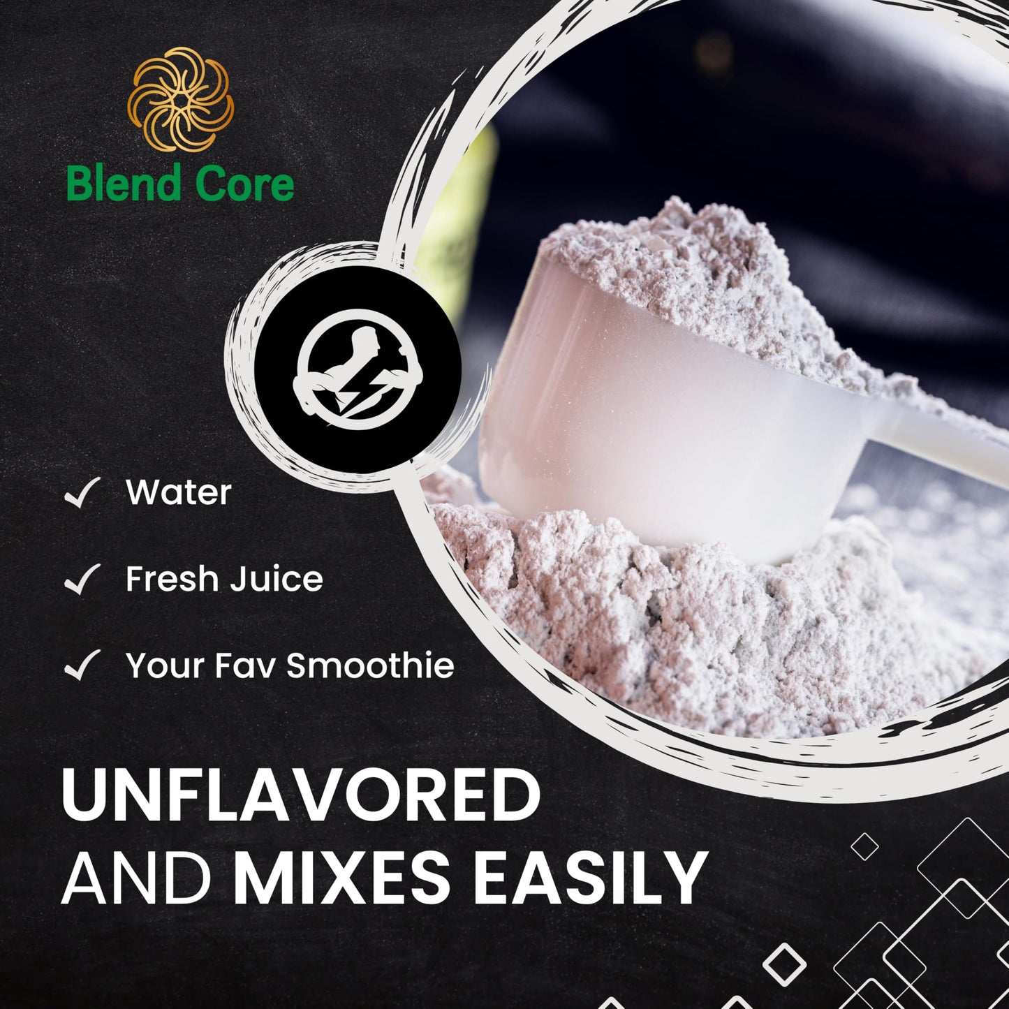 Blend Core Creatine Monohydrate Micronized Powder 10.58 Ounce