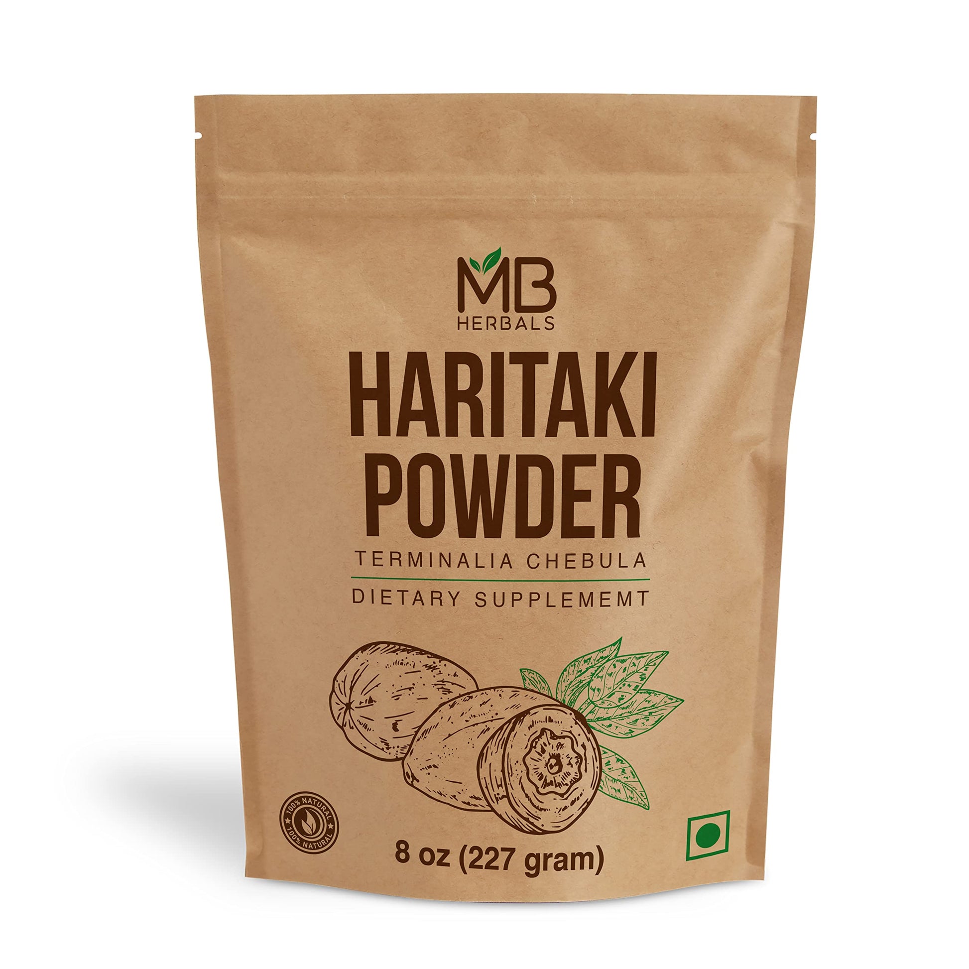MB Herbals Haritaki Powder 3.5 oz