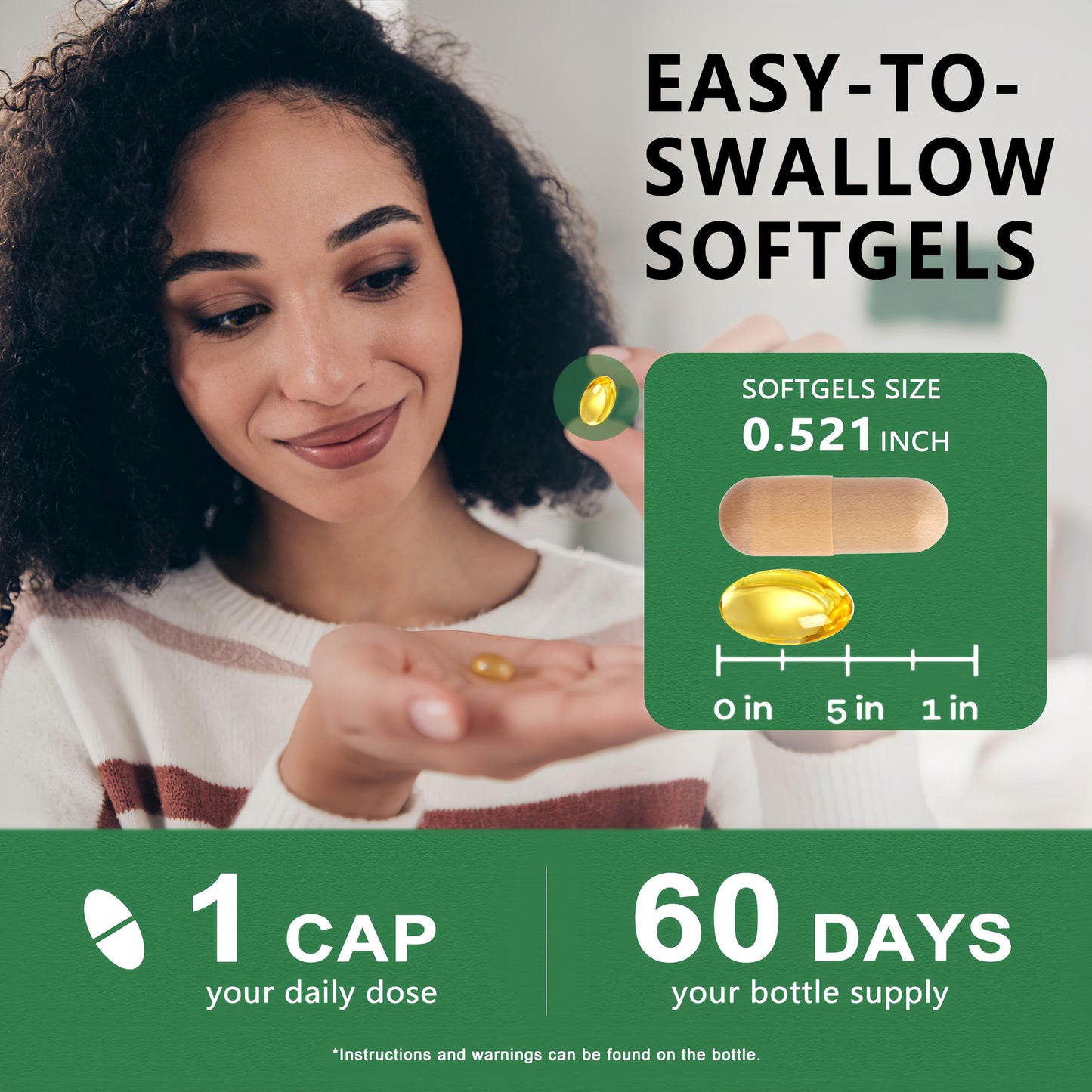 HZZYPLANT L-Theanine Softgels 60 Count