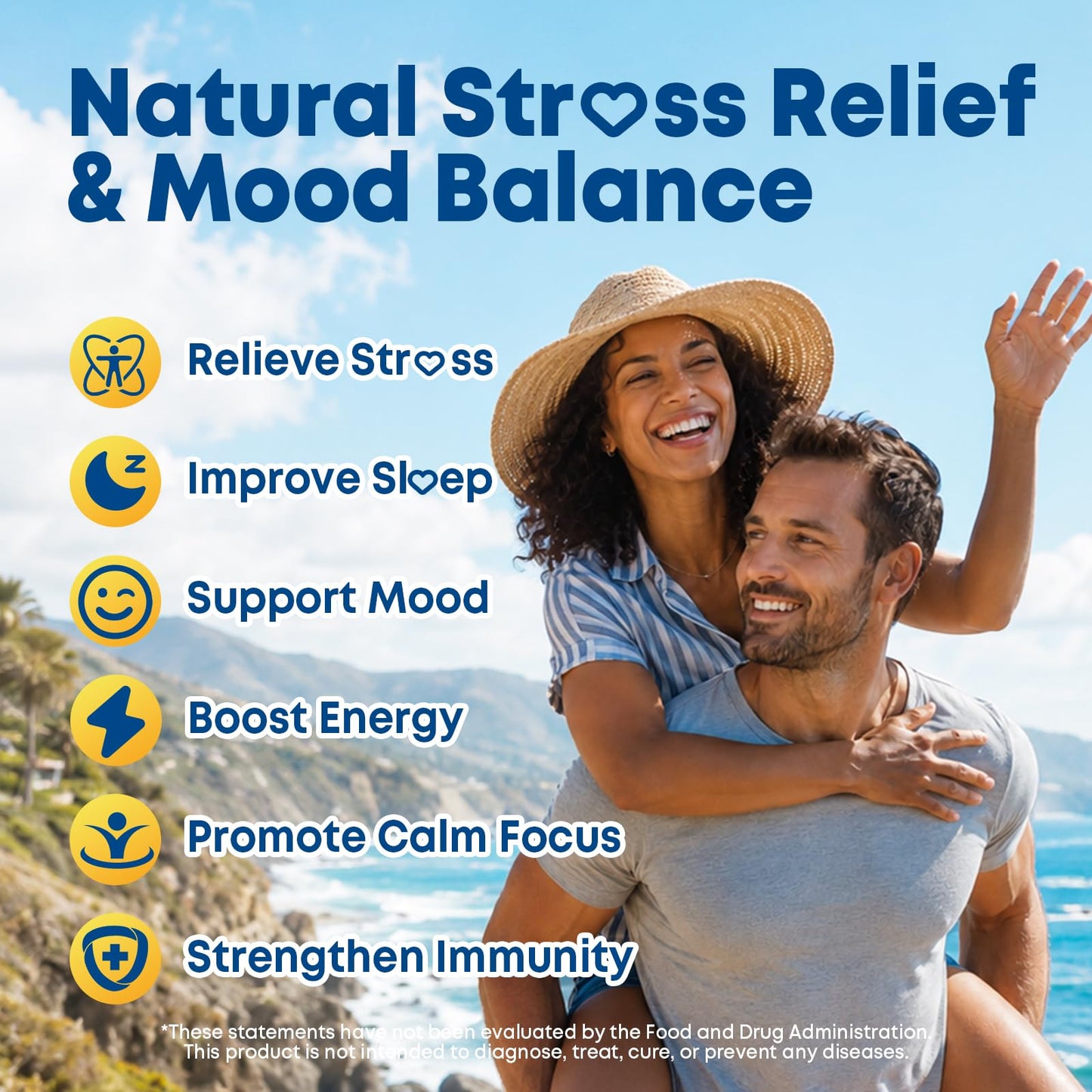 Vazatisi Ashwaganda Gummies with Turmeric GABA Mood Energy and Immune Support, 120 Gummies