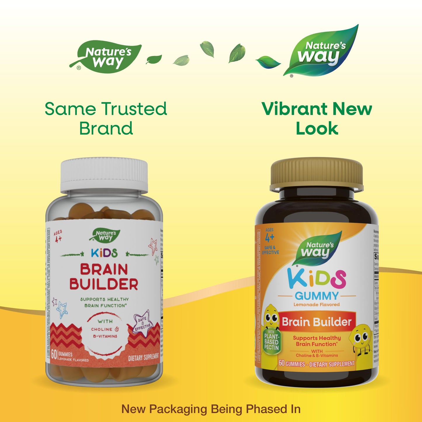 Nature's Way Kids Brain Supplement Gummies 60 Gummies