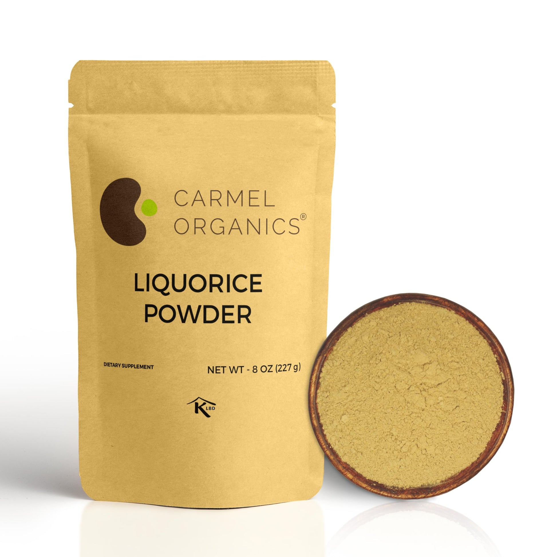 CARMEL ORGANICS Licorice Root Powder 8 Ounce