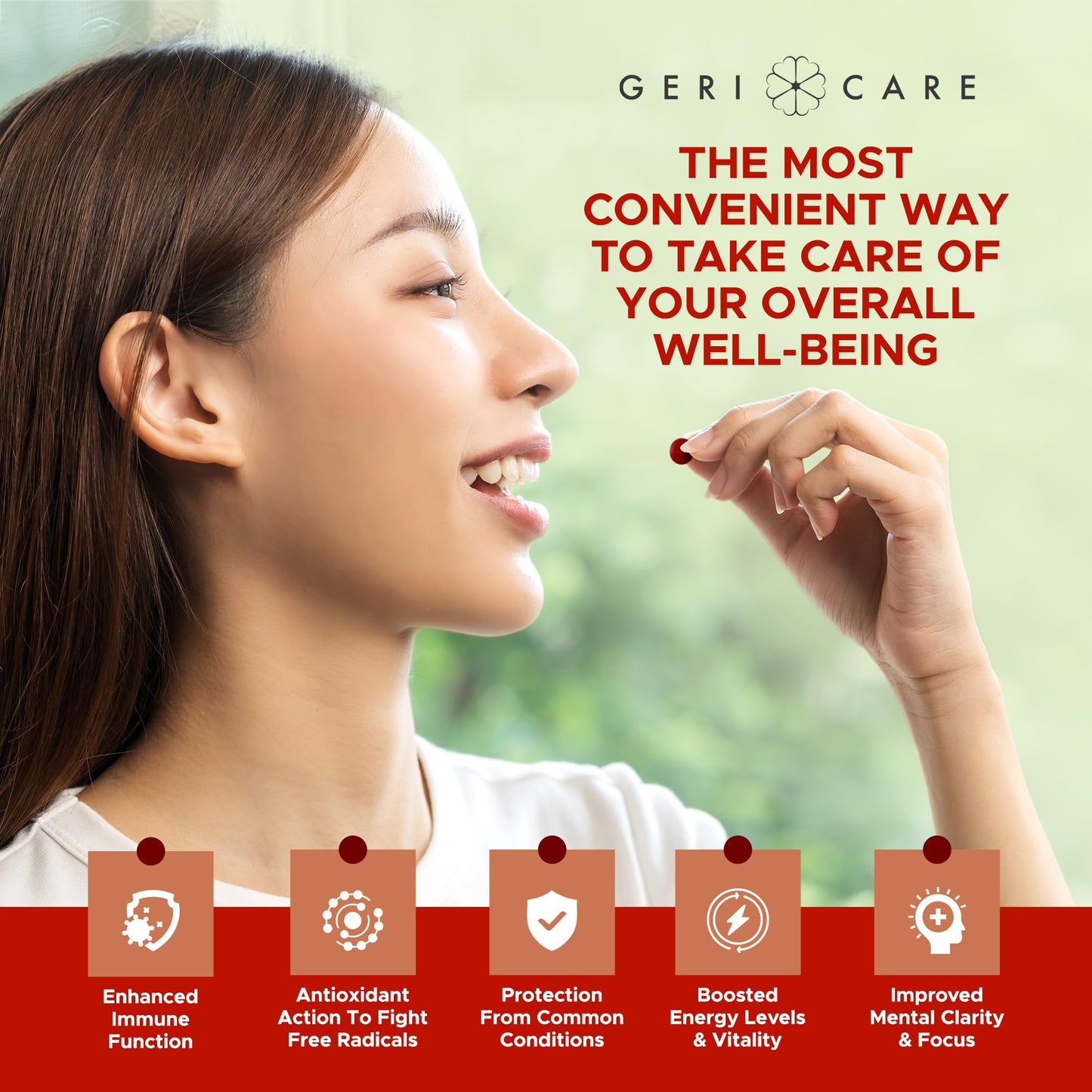 GeriCare One-Daily Multivitamin Tablets, 100 Count