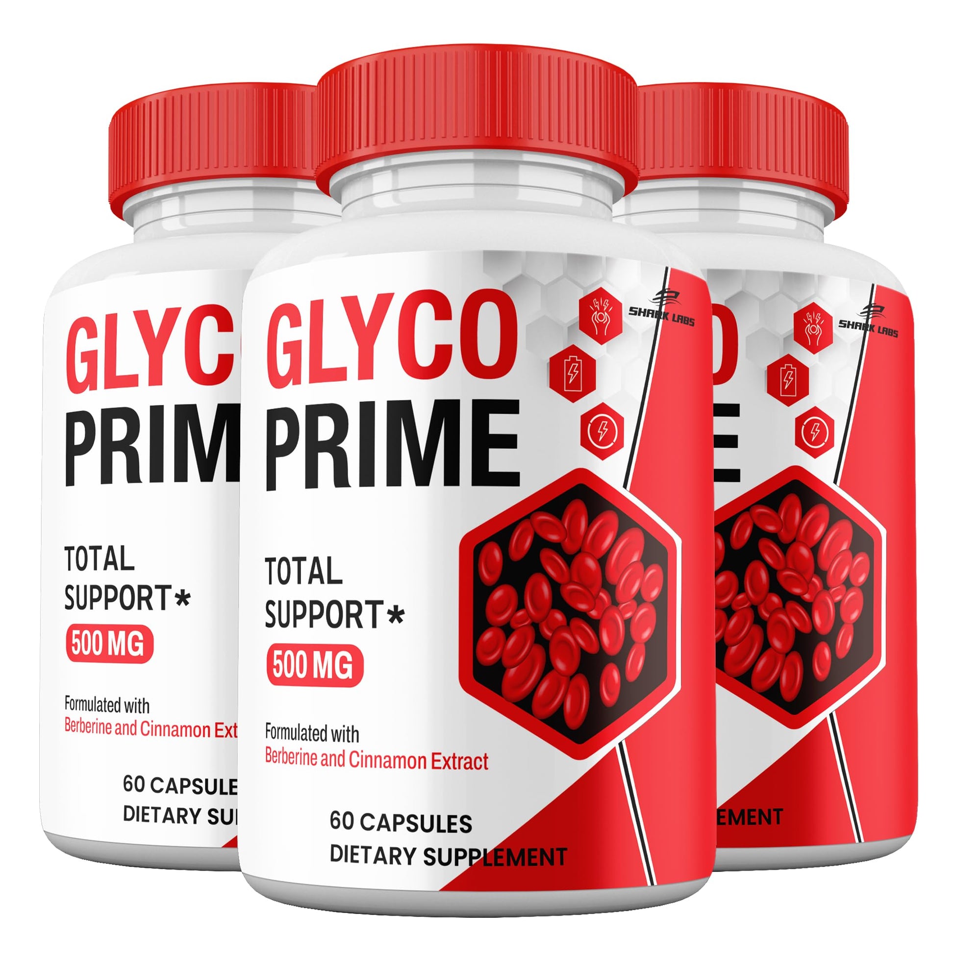 Shark Labs Glyco Prime Capsules, 60 Capsules