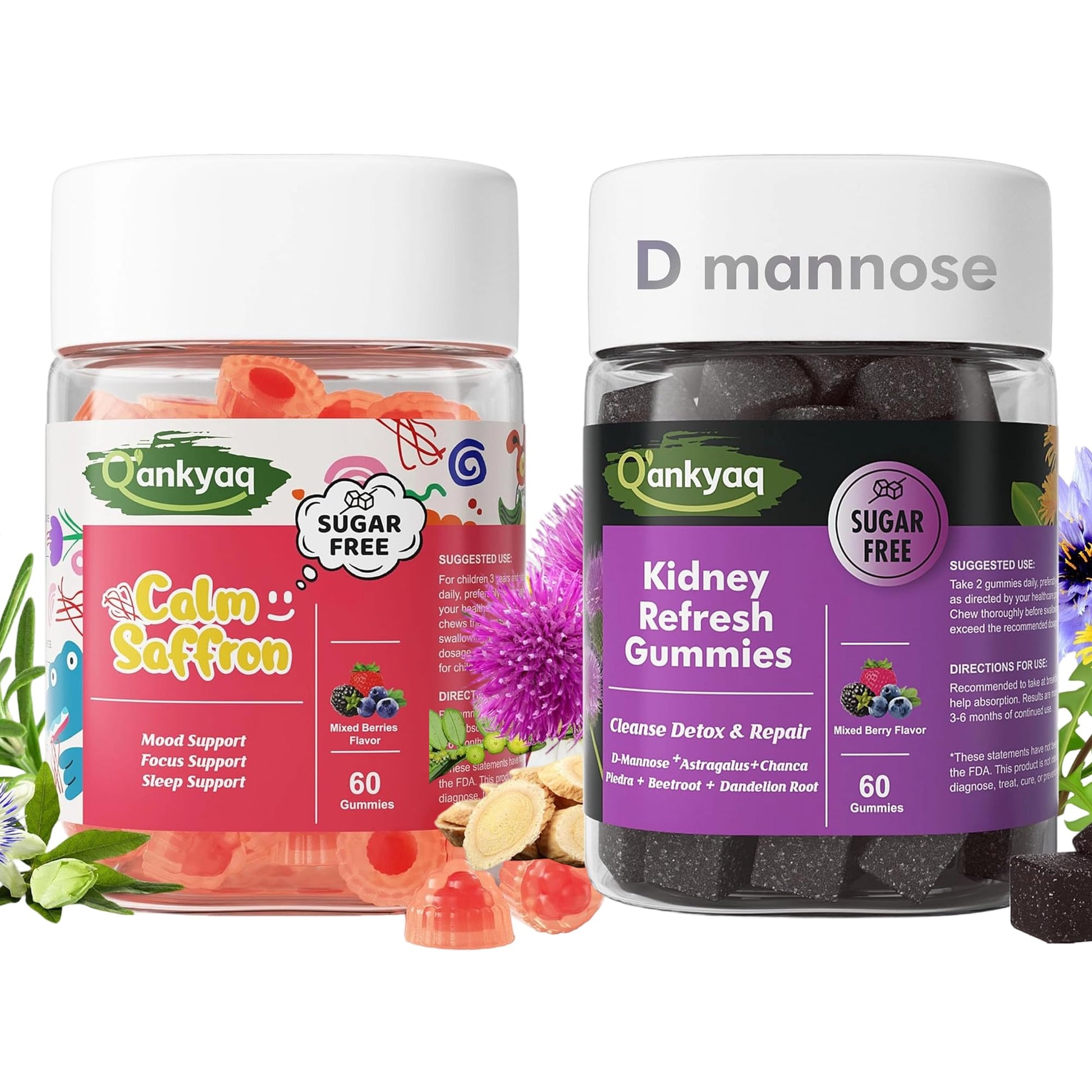 Q'ankyaq D-Mannose Gummies, 120-Count