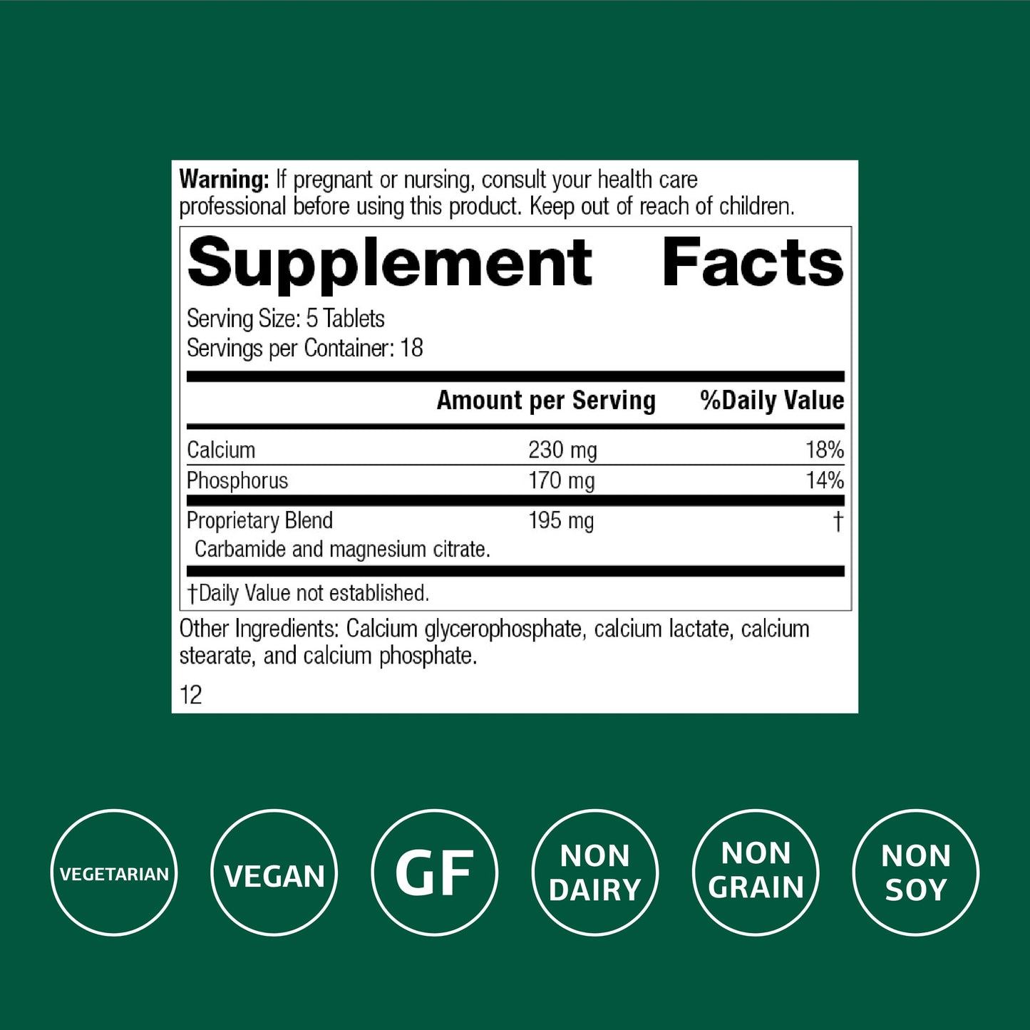 Standard Process Inc. Calsol 90 Tablets