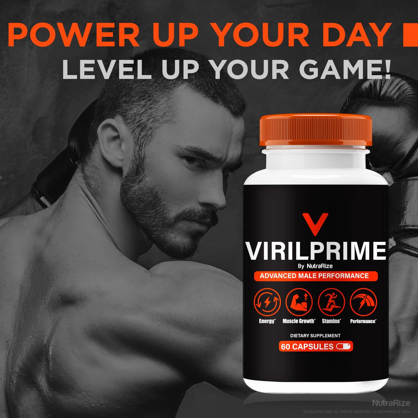 NutraRize VirilPrime Capsules, 60 Count