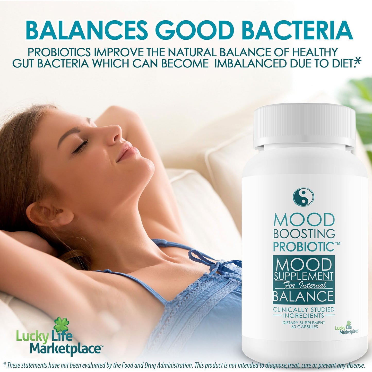 JOGRO Mood Boosting Probiotic Mood Supplement Capsule, 1 Count