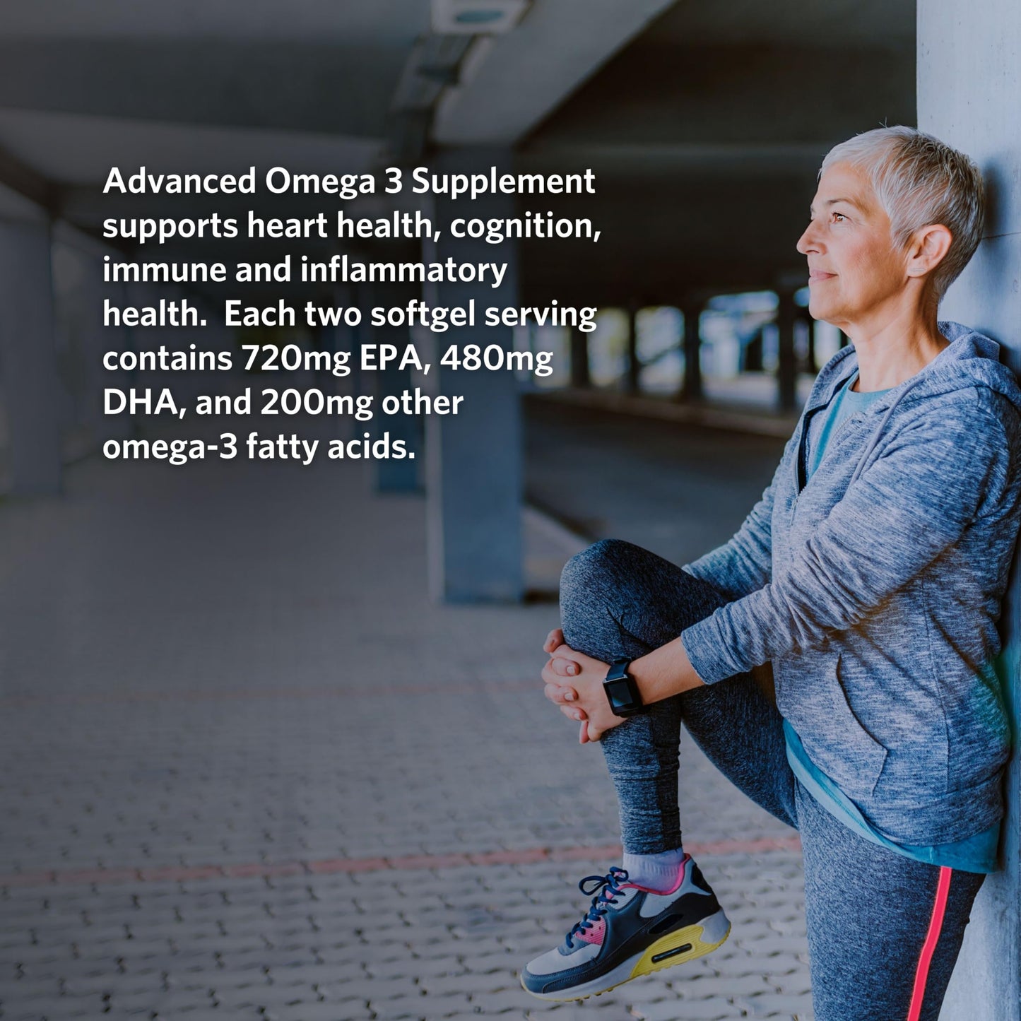 Cooper Complete Advanced Omega 3 Fish Oil Supplement, Concentrated EPA + DHA Omega-3 Fatty Acids 1400 mg, 120 Softgels