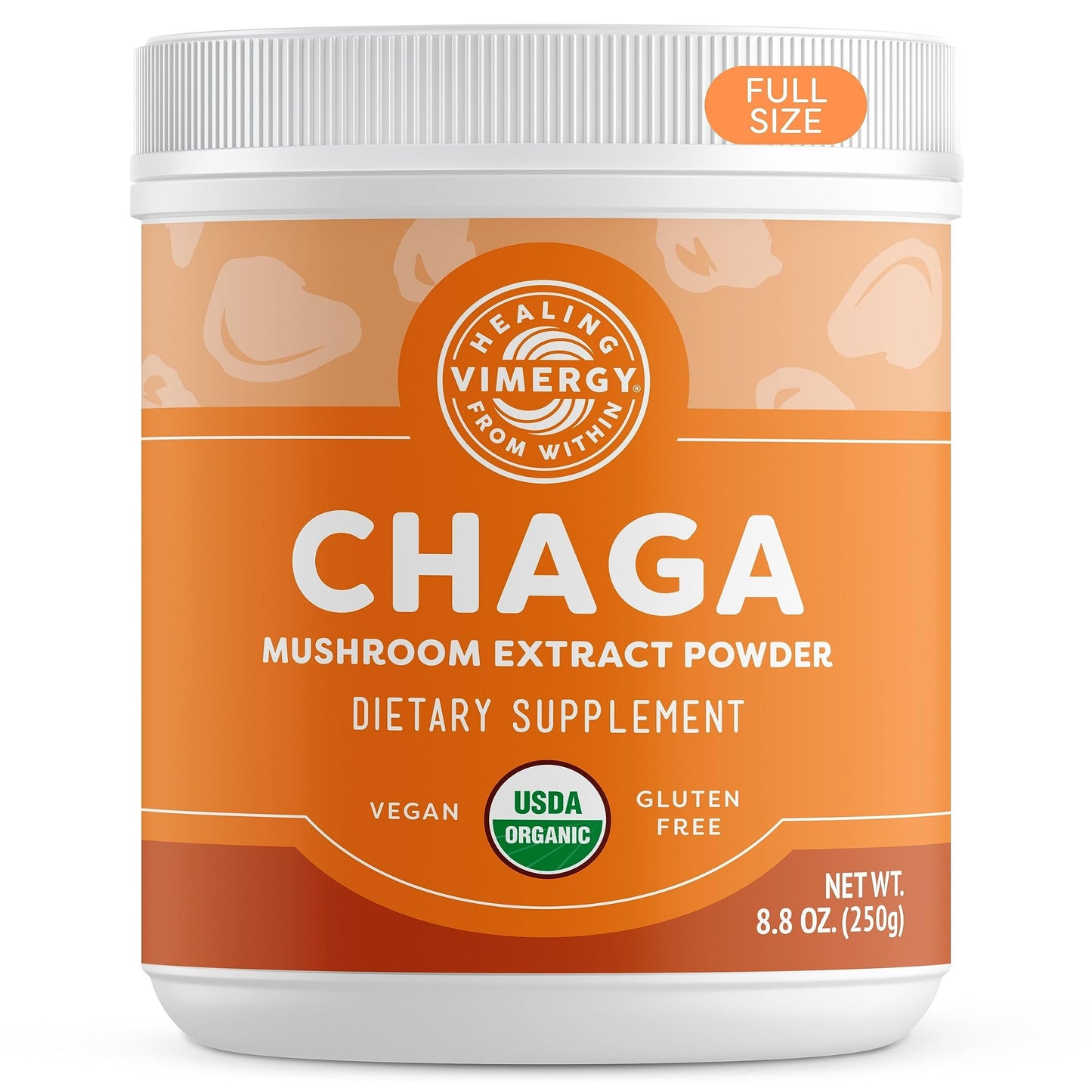 Vimergy USDA Organic Wild Chaga Mushroom Extract Powder, 8.8 oz