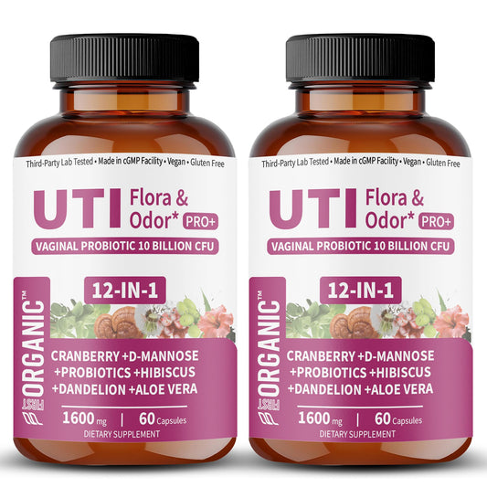 FIRSTORGANIC UTI Flora & Odor Pro+ Capsules 120