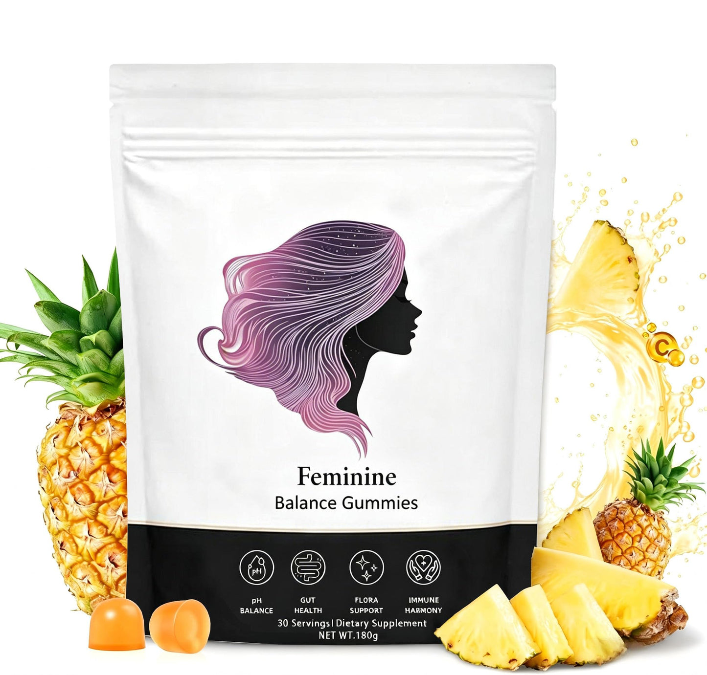Fibetrue Women’s Probiotic Gummies 60 Count